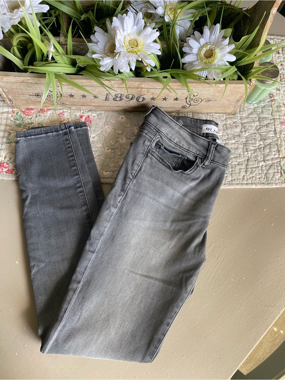 DL1961 Women's Marga X Skinny Jeans in Grey